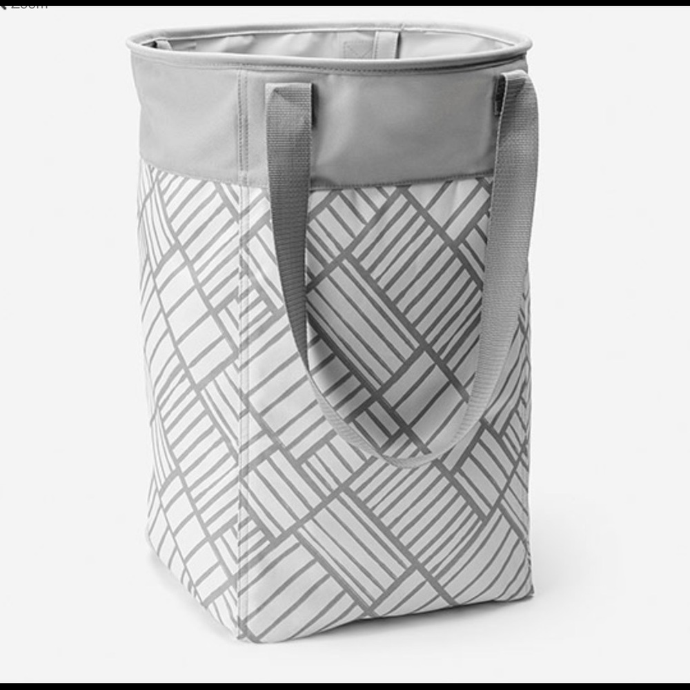 Stand Tall Bin - Grey Patchwork